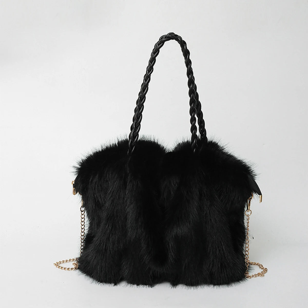 Lillian Fur Tote Bag