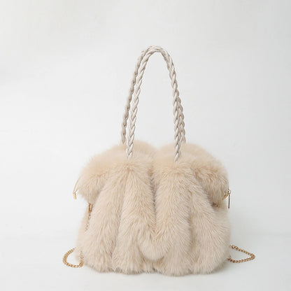 Lillian Fur Tote Bag