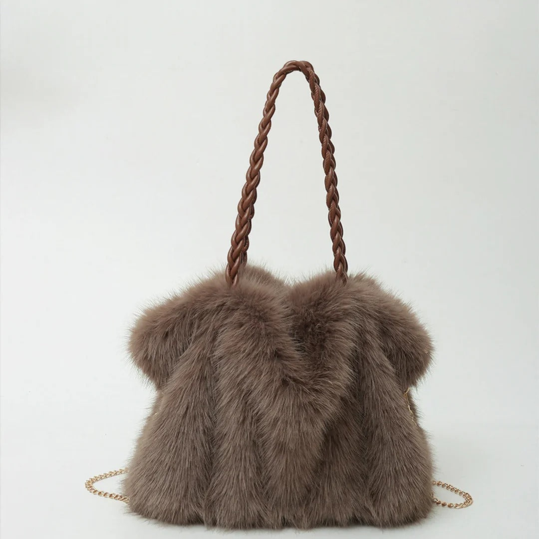 Lillian Fur Tote Bag