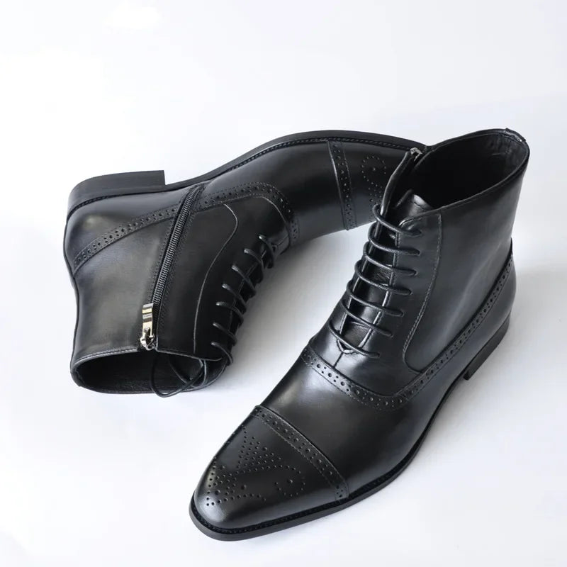 Deluxe High Ankle Oxfords