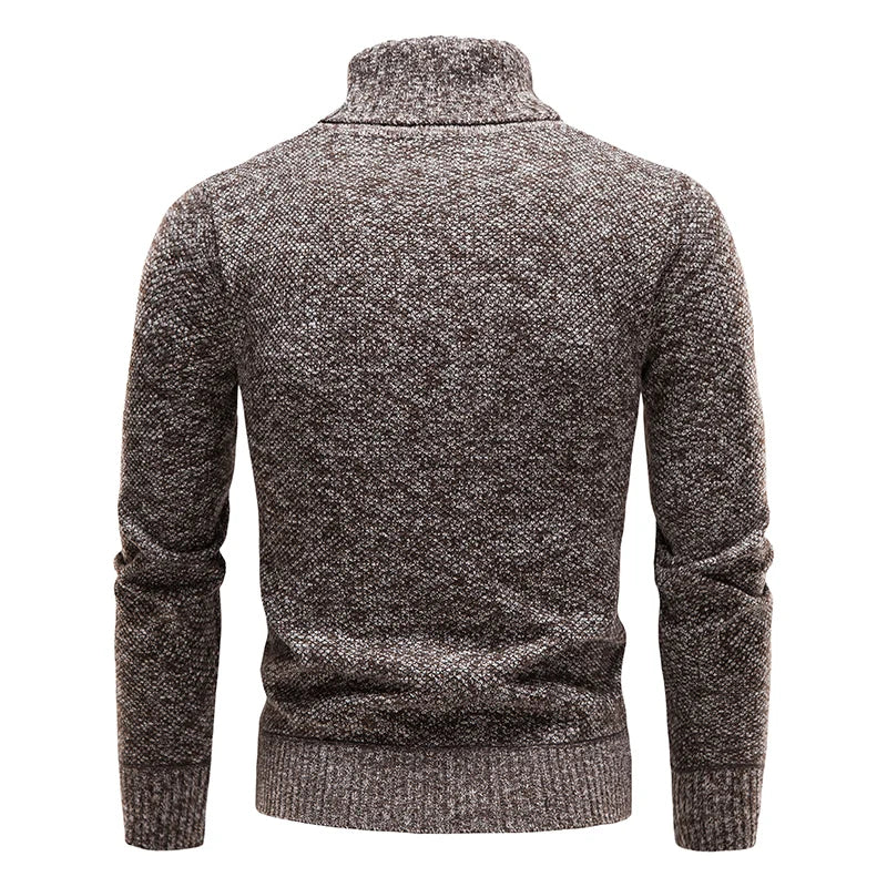 Slim Fit Fleece Turtleneck