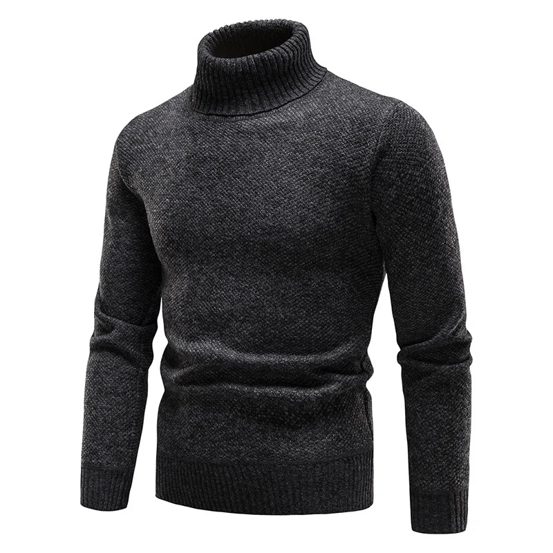 Slim Fit Fleece Turtleneck